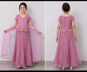 Stunning Embellished Lehenga Choli with Dupatta