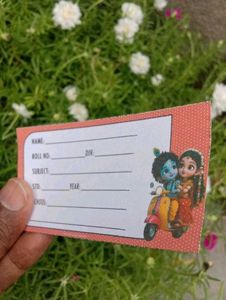 Cute Cartoon Name Cards
