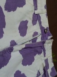 Cute Cow Print Mini Skirt