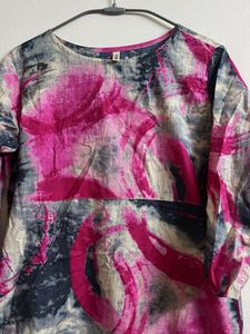 Vibrant Abstract Print Kurta