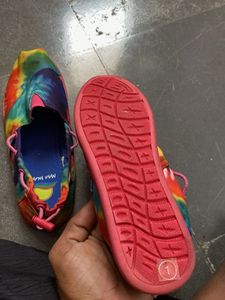 Vibrant Tie-Dye Slip-On Shoes