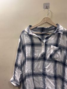 Chic Plaid Tunic Top