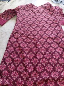 Maroon Ethnic Kurta Set