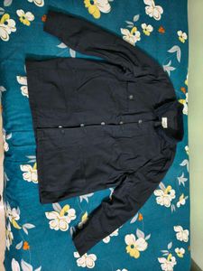 Men's Dark Blue Casual Jacket