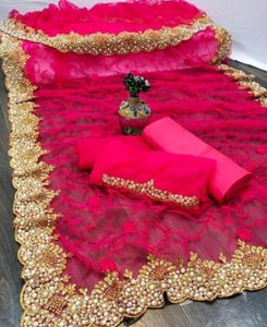 Women Heavy Work Sarees With Blause