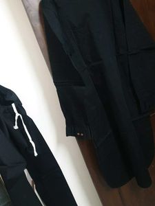 Black kurta and pants set 42 size