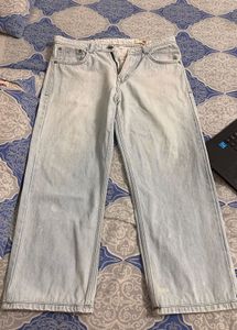Light Wash Wide Leg Jeans