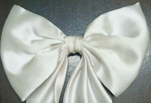 Elegant Satin Hair Bow Clip