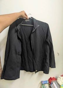 Classic Black Zip-Up Jacket