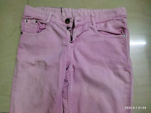 Pink Skinny Fit Jeans