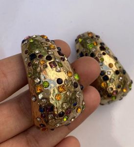 Unique Embellished Statement Earrings