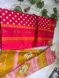 Vibrant Cotton Dress Material