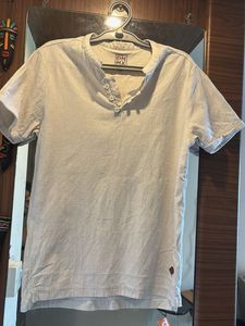 DNMX Henley T-Shirt - Light Beige