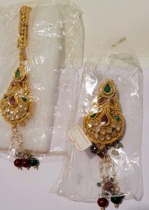 1 Grams Gold Combo Saree Kamar Latakn 1 &amp; Saree pin1