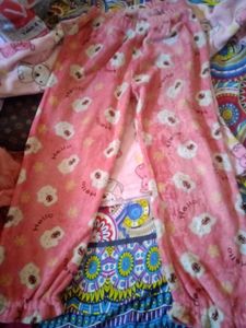 Adorable Pink Plush Pajama Set