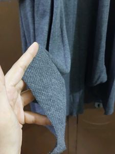 Grey Long Cardigan/Tunic