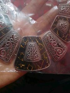 Statement Boho Lepord print Necklace