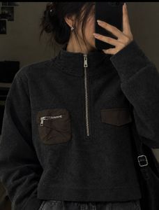 Half-Zip Pocket Sweatshirt