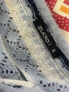 Striped Knit Cropped Top