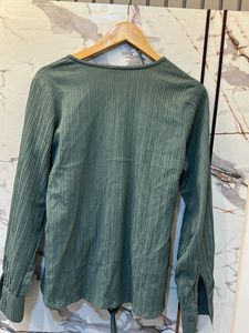 Stylish V-Neck Wrap Blouse, Bust- 36
