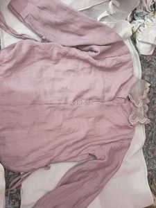 Elegant Pink Ethnic top ek baju m thora sa daag h