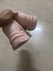 Pink Chunky Sole Sneakers