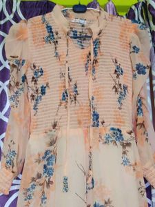 Women peach dress 👗