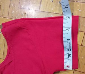 Red Readymade Saree Blouse