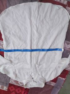 Chic White Long Sleeve Button-Up Top
