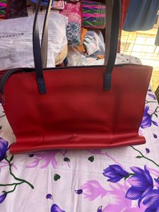 Colorblock Tote Handbag