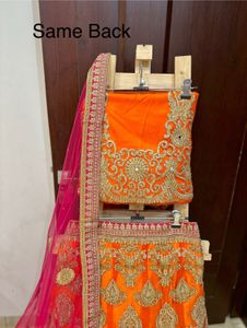 Brand New Fully Embroidered Net Silk Lehenga Choli