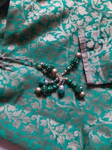 Green Long Kurti With Lining Inside