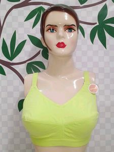 (200)Neon Green Sports Bra