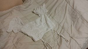 White Lace Corset Top