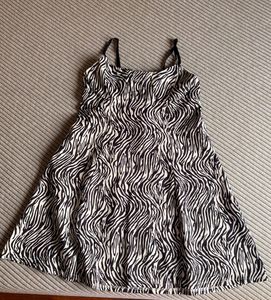Chic Zebra Print Mini Dress