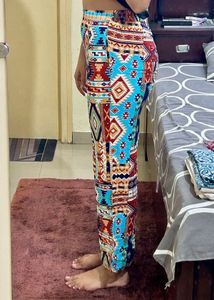 Boho Patchwork Palazzo Pants