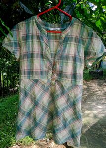 Green Plaid Dress