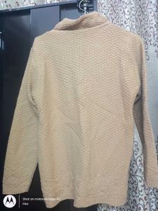 Vintage Tan Cardigan - Oster Brand