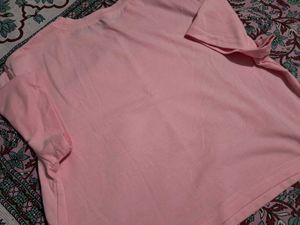 Pink kawai Graphic Heart T-Shirt