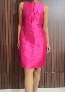 Hot Pink Sleeveless Dress
