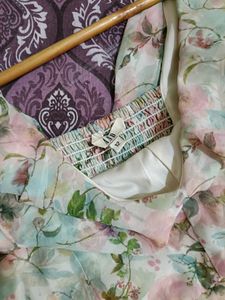 Floral Chiffon Maxi Dress