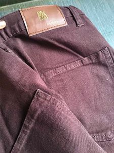Burgundy Cargo Pants