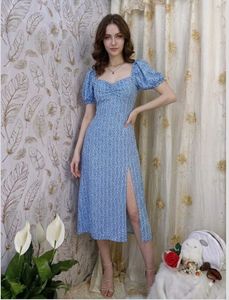 💙Blue Floral Print Midi Dress💙