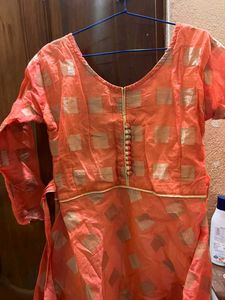 Beautiful Peach Kurta