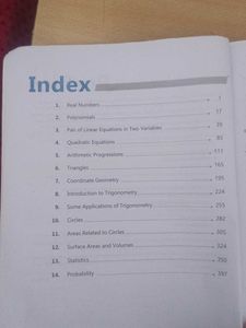 NCERT at a Glance Mathematics Class 10
