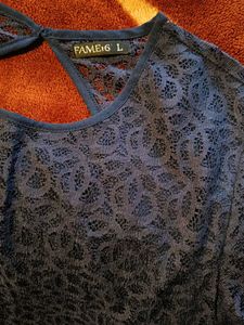 Navy Blue Designer Dress