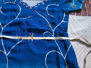 Royal Blue Embellished Lehenga Choli