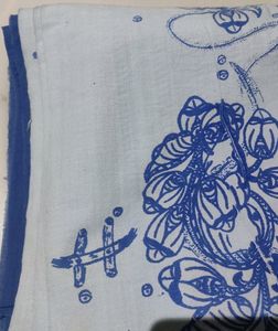 Brand New Hand Print Single Bed Sheet