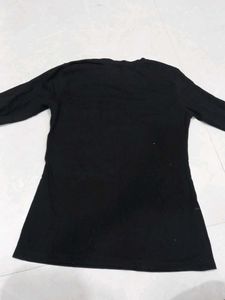 Black Long Sleeve Graphic Tee
