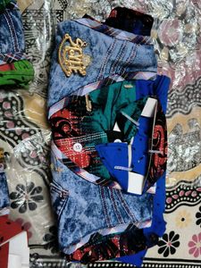 baby boys stylish jeans shirt jacket set